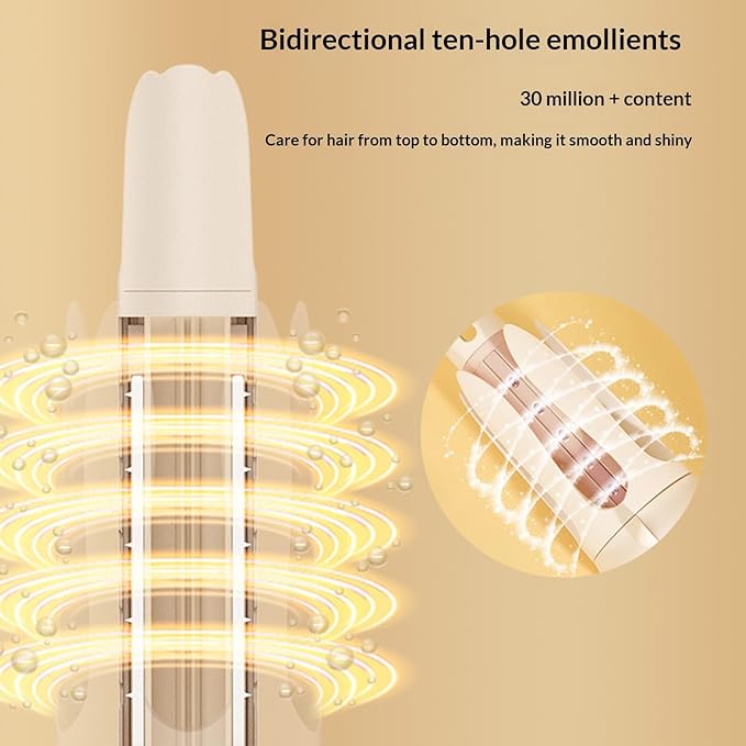 Automatic Rotating Cordless Curling Brush Lightweight Travel Portable Curlings Wand