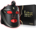 Red Light Therapy Mask for Face with 7 Modes Wireless LED Face Mask Light Therapy with 850nm Infrared 660nm Red 460nm Blue Light Lightweight Design for At Home Travel Skincare Gifts
