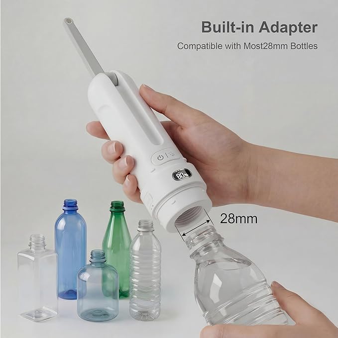 Electric Menstrual Cup Washer Peri Bottle for Periond Cleaning Portable Bidet for Travel Women Waterproof Rechargeable Handheld Sprayer for Personal Full Hygiene