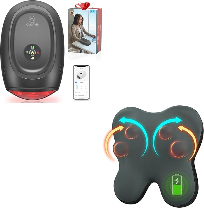 COMFIER Back Massager with Heat Hand Massager