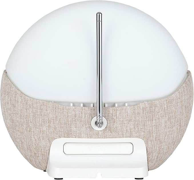 Lumie Bodyclock Luxe 700FM | Wake-Up Light with FM Radio Bluetooth Speakers Sunrise/Sunset Features and Low-Blue Light for Sleep