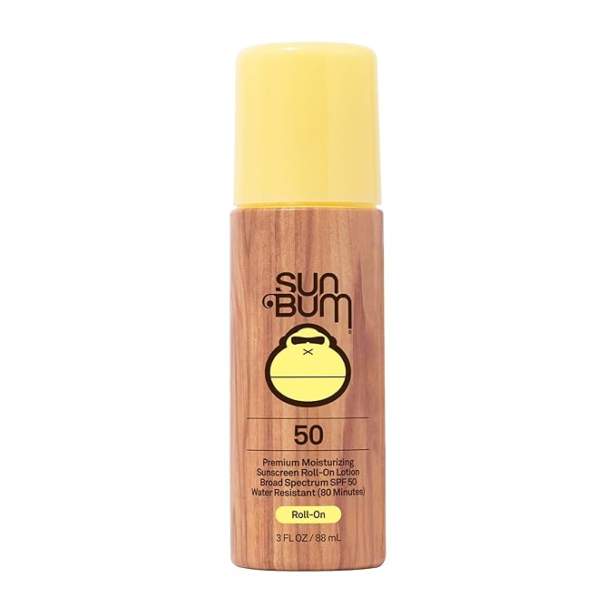 Sun Bum Original SPF 50 Sunscreen Face Lotion 3oz &amp Roll-On Lotion 3oz Bundle | Vegan and Hawaii 104 Reef Act Compliant