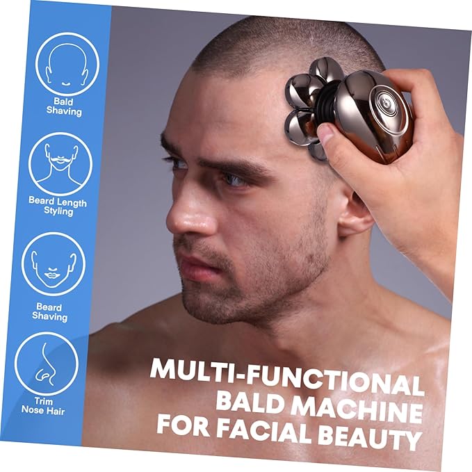 Electric Shaver for Men Blade Rechargeable Trimmer Face Razor Nose Hair Trimmer Hair Removal Machine Men Razor Beard Clippers for Travel