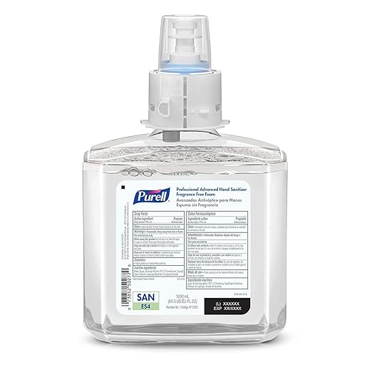 Gojo 5051-02 PURELL Healthcare Advanced Hand Foam Sanitizer Shape (Pack of 2)