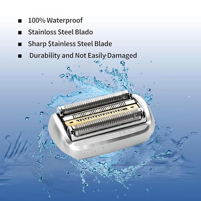 94M Series 9 Replacement Shaver Heads Compatible with Braun Series 9 Electric Razors for Braun S9 Replacement Headfor All Series 9 Electric foil Shaver 9030S 9040s 9050CC 9080CC etc Model
