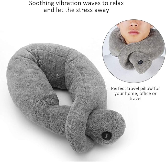Massaging Pillows Neck Electric Shoulder Vibrating Neck Cushion Bathroom Accessory Sets Massage Pillow Vibration Massage Vibrating Neck