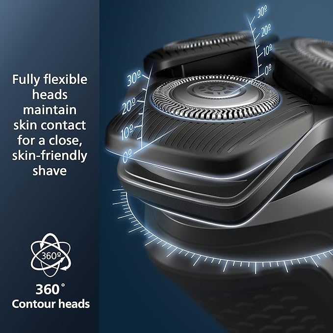 Philips Norelco Shaver 5400 Rechargeable Wet &amp Dry Shaver with Pop-Up Trimmer S5880/81