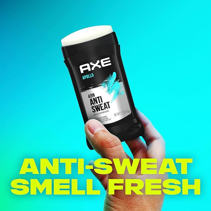 AXE Body Wash Apollo 4 Count for Long Lasting Freshness Sage &amp Cedarwood Men's Body Wash &amp Apollo Antiperspirant Deodorant Stick For Men Sage &amp Cedarwood 48 Hr