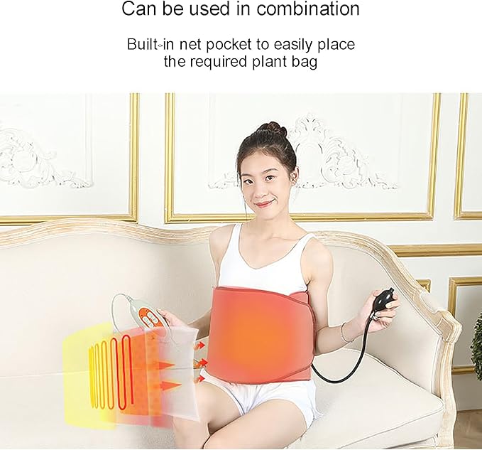 Magnetic Abdominal Massager Heats Up Quickly Relieves Muscle Tension Vibration Massage Multiple Modes to Choose from Enhances Metabolism