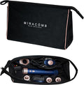 MIRACOMB Multi-Purpose Velvet Storage Bag - Spacious Hair Tool Organizer &amp Travel Case Compatible with Hypersonic BLDC X-Styler Dyson Airwrap &amp Shark FlexStyle - Dual Use Sleek Black Design