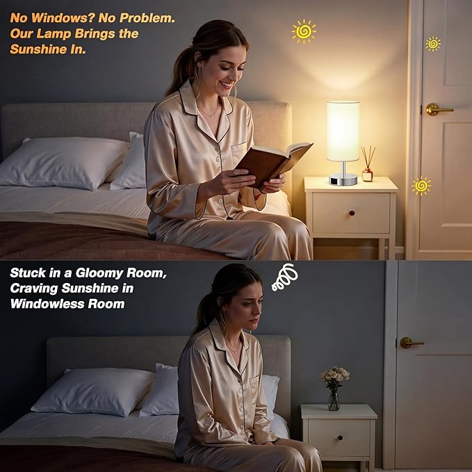 Dicoool Light Therapy Lamp 10000 Lux Sun Lamp with Remote 3 Color Temperature &amp Stepless Dimming Happy Sunlight Lamp Daylight Lamp for Home Office Gold Decoration Use As Lift Mood Happy Lif