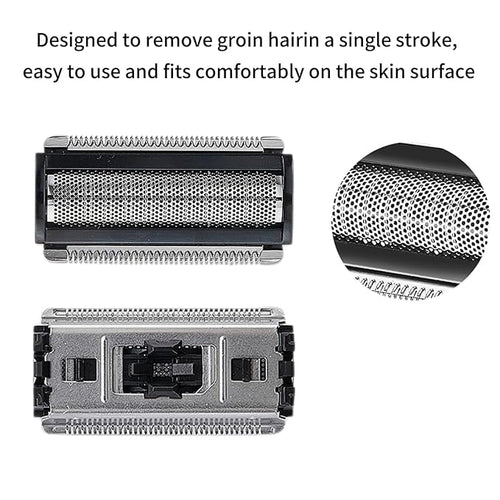 2 Pack Replacement Foil Blade Compatible with MANSCAPED The Lawn Mower Electric 5.0 Ultra Hair TrimmerReplacement Clipper Blades Groin Hair Foil Shaver Head for Close Body Hair Grooming