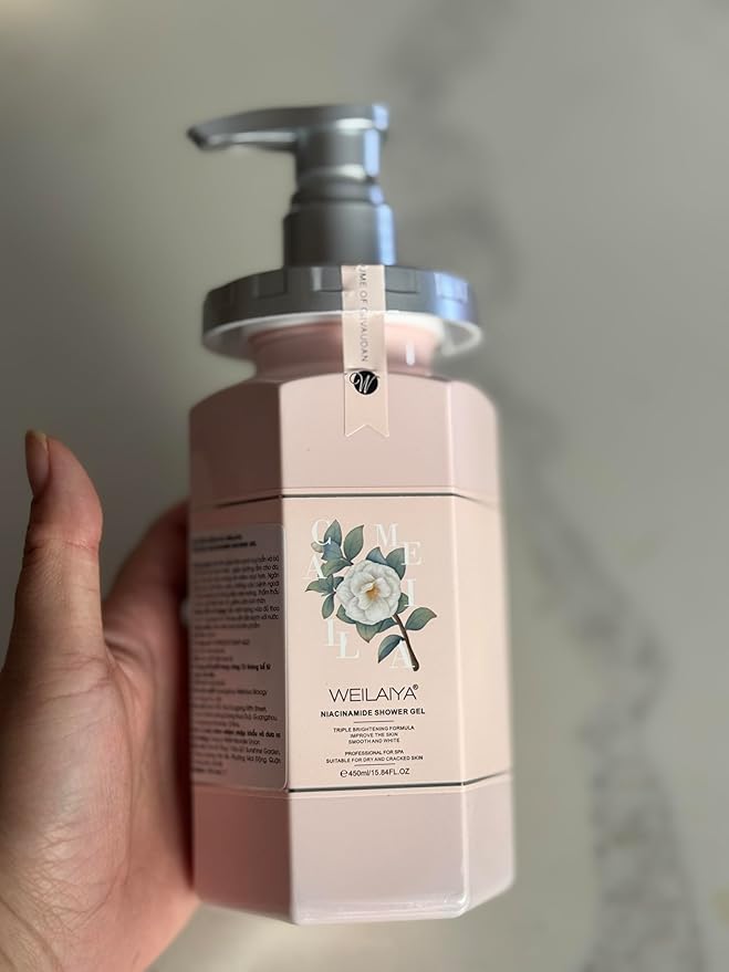Weilaiya Camellia Collection Niacinamide Shower Gel 450ml