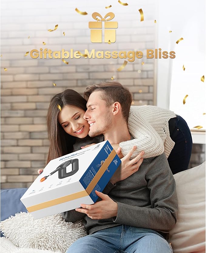 BOB AND BRAD D6 Pro Plus Massage Gun with Heat Deep Tissue Percussion with 16mm Amplitude Professional Muscle Massager Gun for Athletes Quiet Electric Handheld Massager