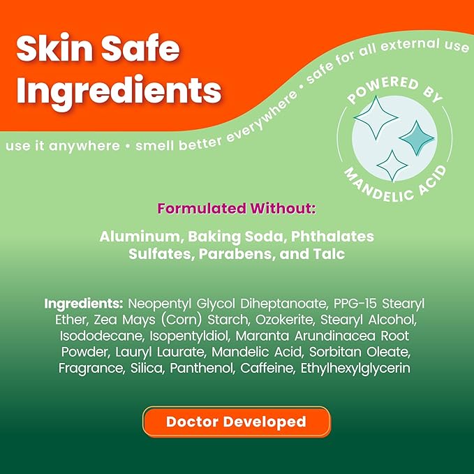Lume Whole Body Deodorant - Smooth Solid Stick - 72 Hour Odor Control - Doctor Developed - Aluminum Free Baking Soda Free and Skin Loving - 2.6 Ounce (Pack of 2) (Fresh Alpine)