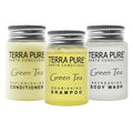 Terra Pure Shampoo Conditioner and Body Wash Travel Size Hotel Amenities 1 oz. (Case of 300)