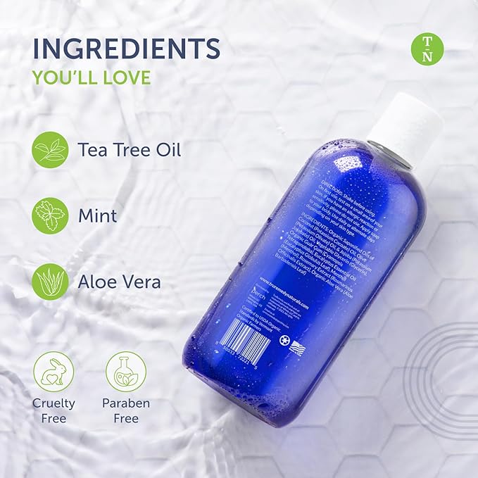 Truremedy Naturals Body Wash 2-pack (12 oz Each) Natural Antifungal Shower Gels - Tea Tree &amp Peppermint and Lavender