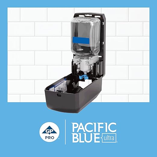 Georgia-Pacific (43337 Pacific Blue Ultra Foam Hand Sanitizer Refill for Pacific Blue Ultra Automated Touchless Dispenser Dye and Fragrance-Free 33.8 FL OZ 3 Refills Per Case