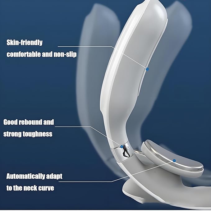 Vitality Magic Pro 2.0 Neck Massager2025 Upgraded 4-Head Magic Pro 2.0 Neck Massagewith 6 Vibration Modes &amp 15 Intensity LevelsPromote Muscle Relaxation (White)