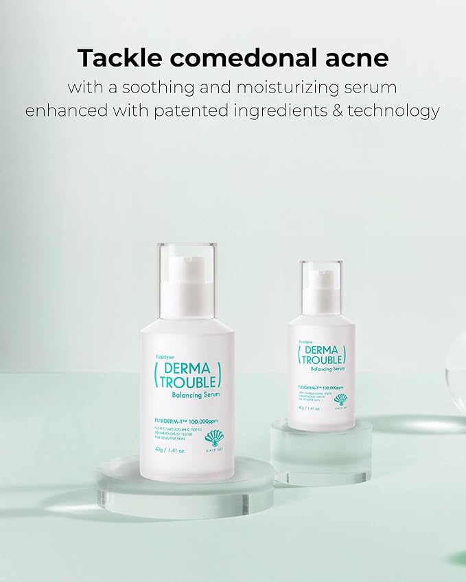 Balancing Serum (40g) + Zinc Calming Sunscreen SPF50+ (50ml) — Calm Strengthen &amp Shield for Blemish-Prone Skin