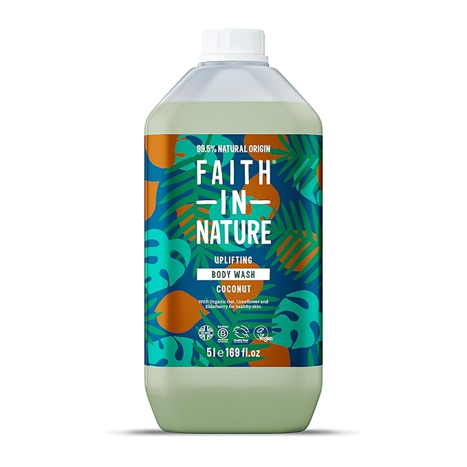 Faith In Nature Hydrating Coconut Body Wash 5litre Bottle