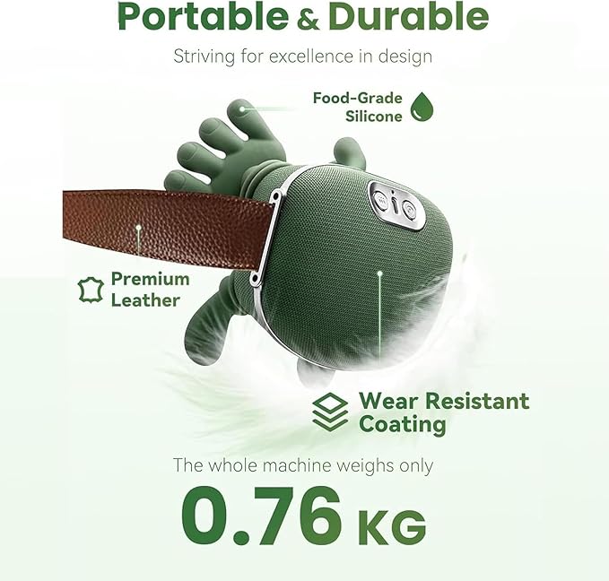 Bionic Heated Massager 2026 New Portable Neck and Back Massager Electric Deep Tissue 4D Kneading Massage for Shoulder Back Neck Leg