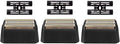 Professional 5 Star Series Finale Shaver Replacement Foil and Cutter Bar Assembly Compatible with wahl Foil Heads 7031-100/7043-100Fit for #8061 8164 Shaver (Black 3 Pack)