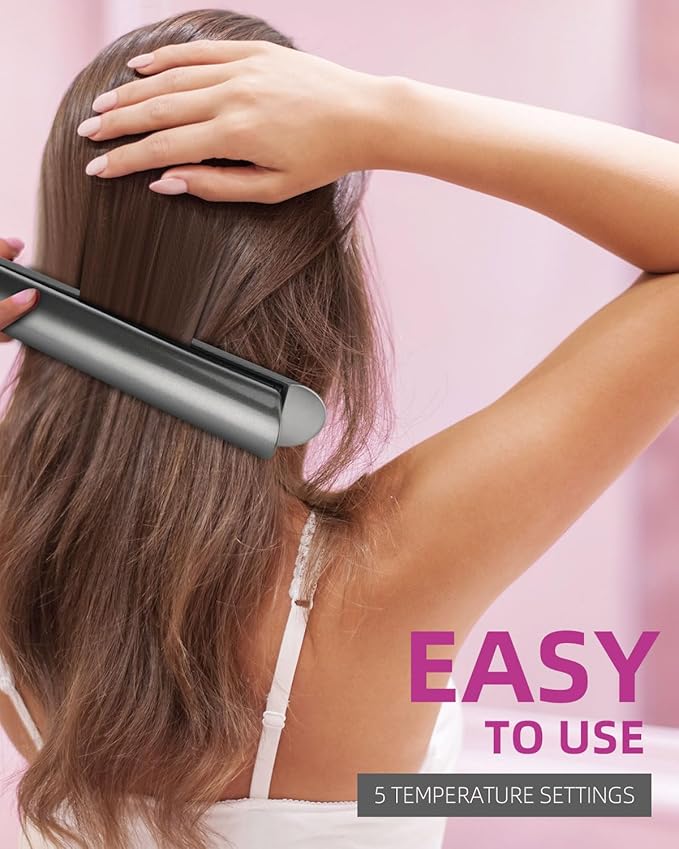 Small Flat Iron 3/10 Pencil Flat Iron for Short Hair &amp Hair Straightener Flat Iron