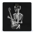 Abstract X-ray Skull Skeleton Playing Guitar Digital Bathroom Scale for Body Weight with High Precision Digital Weighing Scale with BMI Clear LCD Display and Step-On Measures Weight Up to 180kg