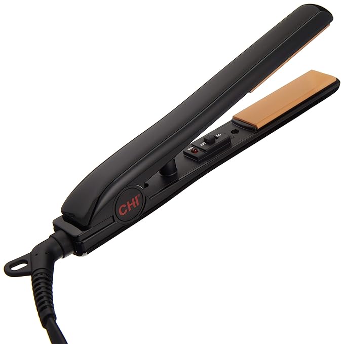 CHI Tourmaline Ceramic Mini Flat Iron Hair Straightener For An Even &amp Smooth Finish Dual Voltage 0.75 Iron