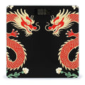 Men's Smart Scale for Body Weight Digital Bathroom Weighing Scale Automatic Switch Energy Saving Scale Floral Chinese Japanese Dragon Flower