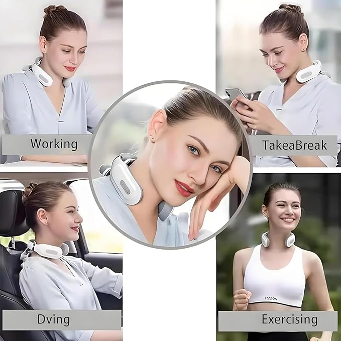 Vitality Magic Pro 2.0 Neck Massager 4-Head Magic Pro 2.0 Neck Massagewith 6 Vibration Modes &amp 15 Intensity LevelsPromote Muscle Relaxation for Women Men Gifts（1）