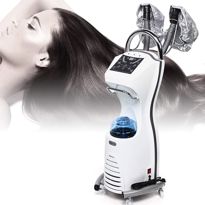 Professional Hair Steamer Hair Dyeing Machine Ozone Micro Mist Hair Steamer Hair Care SPA Steamer Oil Treatment Hair Color Processor for Hair Care Hair Repair 700W