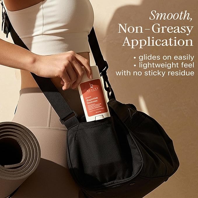Aluminum Free Deodorant for Men &amp Women - USA Made with Natural &amp Organic Ingredients Fresh Long-Lasting Odor Protection Baking Soda Free Non-Irritating Magnesium Deodorant Sensitive Skin