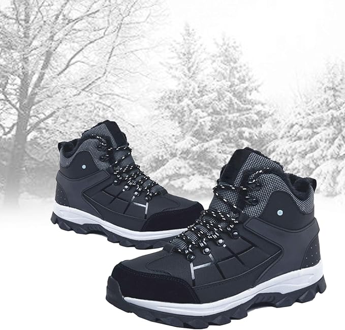 Electric Warm Shoes Winter Heating Charging Foot Cushion with 3 Temperature Settings Electric Foot Warmers Heating Shoes to Keep Feet Warm for Outdoor and Intdoor Safe UseBlackFemale Male 44