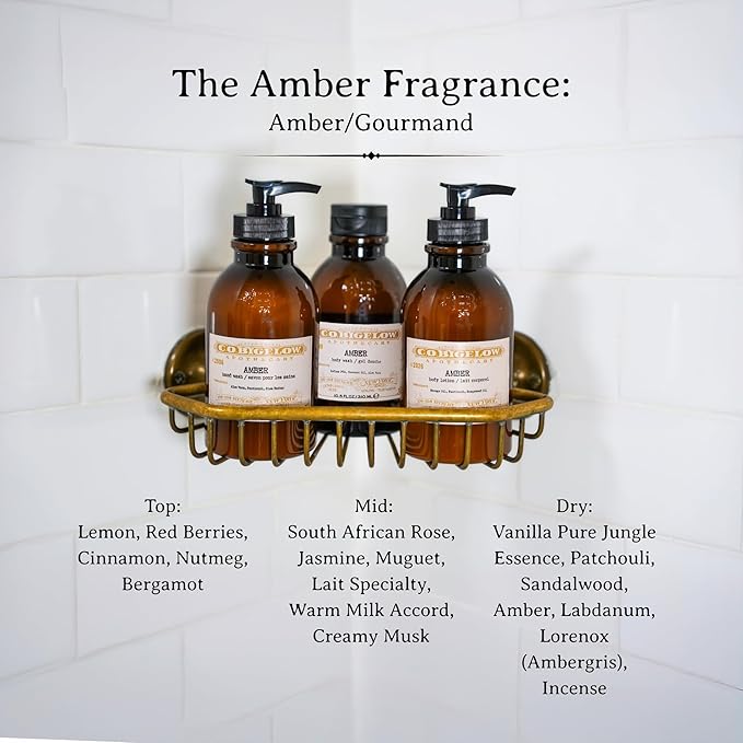 C.O. Bigelow Iconic Collection Amber Hand Wash Scented Hand Soap with Aloe Vera and Shea Butter 10.5 fl oz