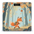 Fox_Adventure Weight Scale Large Digital Bathroom Scales with Bright LED Display Non Slip Digital Scale and Step On Fashion Weighing Machine for Body