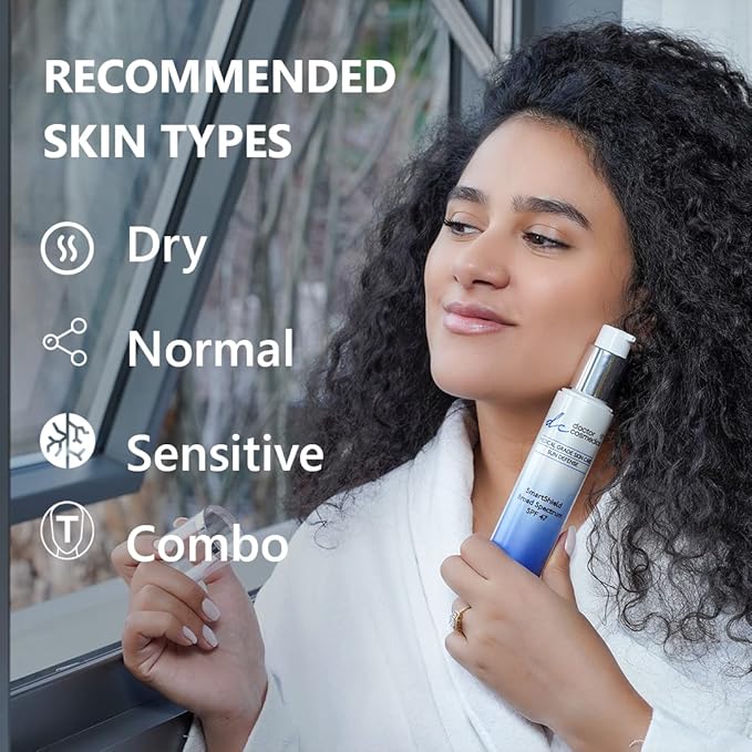 Face Sunscreen Cream | Smart Shield Spectrum SPF 47 | Facial Sunscreen Cream for Combo Dry Normal and Sensitive Skin | Professional Grade Botanical Sunscreen SPF 47 | 4.9 Oz / 139g