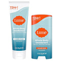 Lume Whole Body Deodorant - Invisible Cream and Solid Unscented - 72 Hour Odor Control - Aluminum &amp Baking Soda Free Skin Safe - 3 oz Cream &amp 2.6 oz Solid Bundle