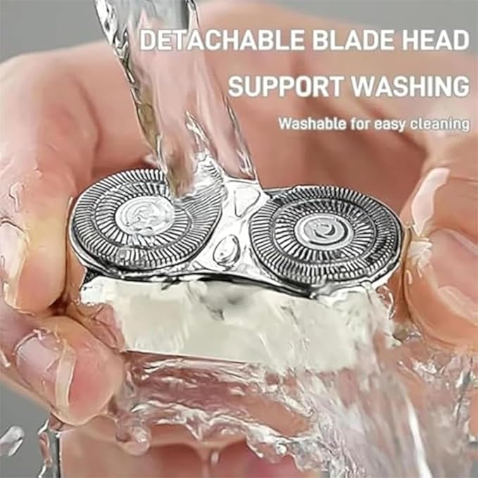 2025 New Upgrade Pocket Shaver USB Mini Shavers for Men Rechargeable Waterproof Electric Razor Smartly Razor for Men Pocket Size Washable Double Head Electric Razors (White)