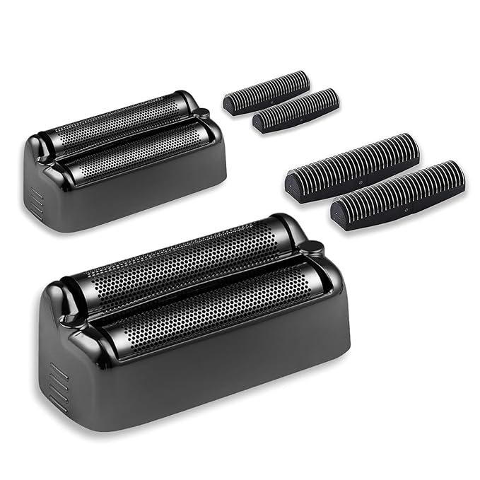 2 Pack Shaver Replacement Foil and CutterCompatible with BaBylissPRO FXONE BlackFX Double Foil Stick ShaverBlack