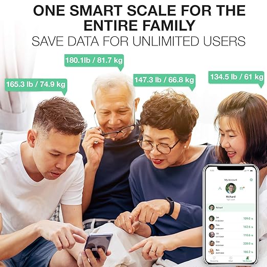 Korescale Gen2 Digital Smart Scale with BMI Body Fat Muscle Mass Weight | Highly Accurate Bathroom Scales Bluetooth Composition Analyzer | Compatible with KoreHealth Apple Health App (White)