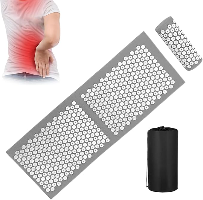acupressures Roll Mat - Tension Release Base Portable Wellness Surfaces Spine Stimulation Board Recovery Support Platforms | Body Massage System Wellness Circulation Relaxation Balance for Travel