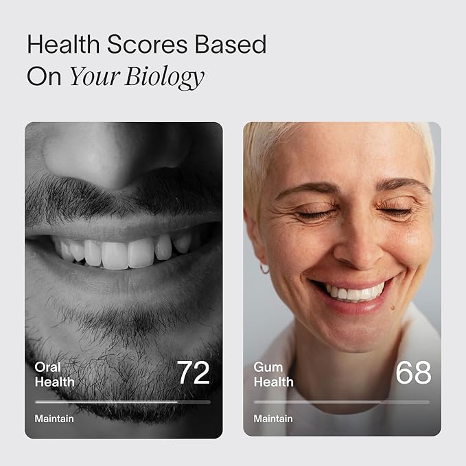 Viome at-Home Oral Microbiome Test Kit for Women &amp Men in-Depth Saliva Analysis 16 Health Scores Oral Microbiome Dental and Gum Health Root Cause of Bad Breath Detailed Analysis App Included