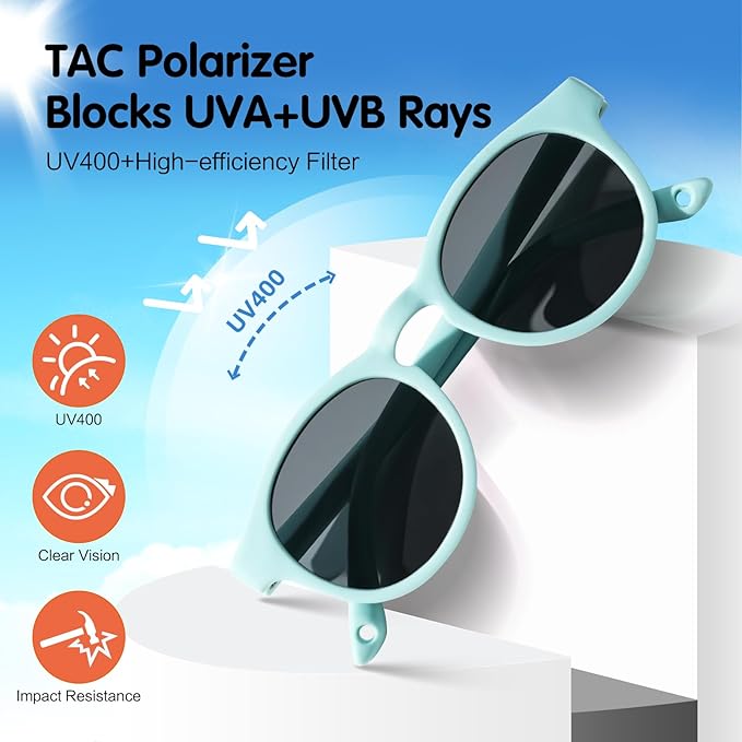 EYEBUDDY 2 Packs Baby Sunglasses