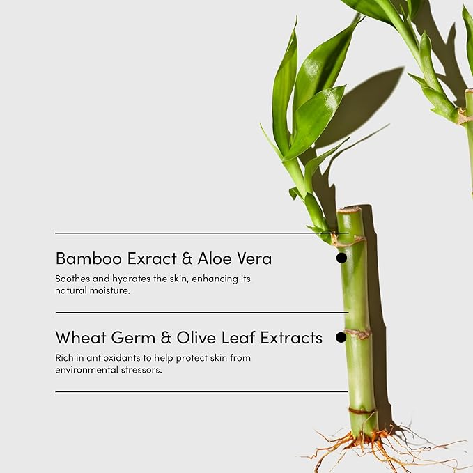 LATHER - Bamboo Crème Natural Body Wash 8 fl oz - Shower Gel Cleanser - Gentle Body Soap - Essential Oils - Bamboo Shea Butter Lavender - All Skin Types - Vegan Cruelty Free - Beauty &amp Skincar