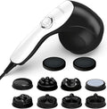 Cellulite Massager Handheld Body Sculpting Machine Massage Lymphatic Stomach Abdomen Arm Belly Fat with 8 Massage HeadsSuitable in Gym Office Home Travel Ideal Gifts for Women Man
