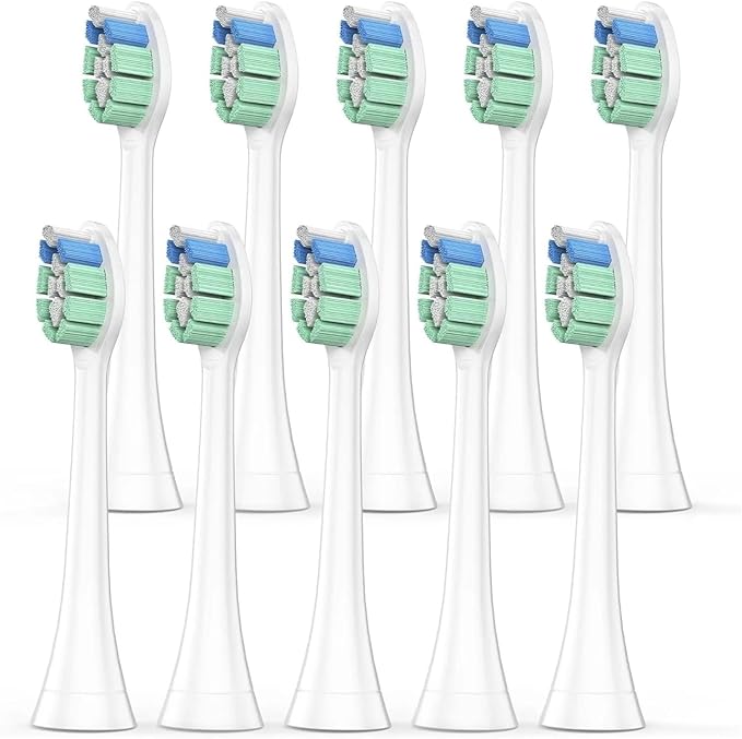 Toothbrush Heads Plaque Defence Replacement Electric HeadCompatible for PH C2 Optimal(10PCS)