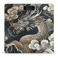 Black Oriental Dragon Bathroom Scale for Body Weight LCD Display Digital Bathroom Scale Tempered Glass Bathroom Weight Scales Fashion Smart Scales for Home Bedroom 400 Lb