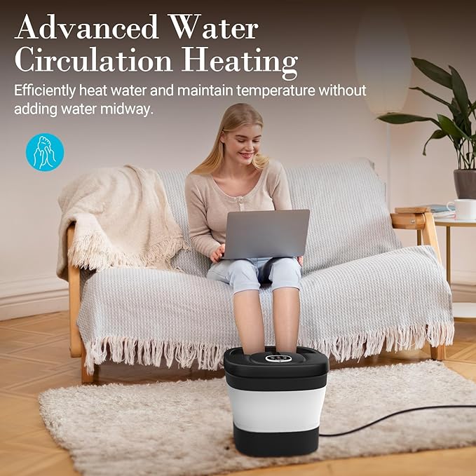 COMFIER Foot Spa Bath Massager Hand Massager